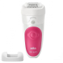 Braun , Epilator , Silk-épil 5 SE5500 , Operating time (max) 30 min , Bulb lifetime (flashes) Not applicable , Number of power levels 1 , Wet & Dry , White/Pink
