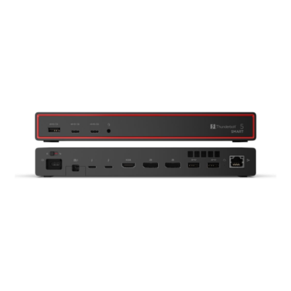Lenovo ThinkPad Thunderbolt 5 Smart Dock 7500 - EU , DisplayPorts quantity 2 , HDMI ports quantity 1 , 180 W