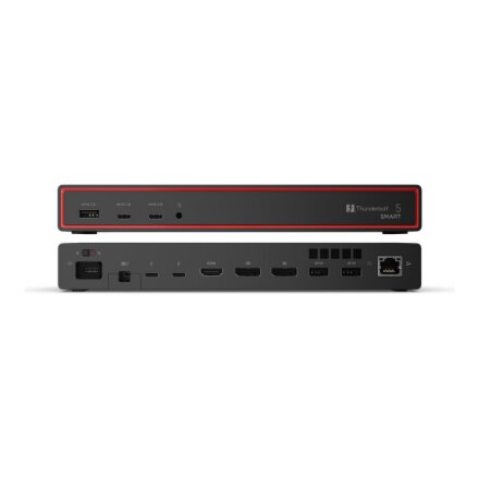 Lenovo ThinkPad Thunderbolt 5 Smart Dock 7500 - EU , DisplayPorts quantity 2 , HDMI ports quantity 1 , 180 W
