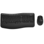 Microsoft Comfort Keyboard 5050 PP4-00019 Keyboard and Mouse Set, Wireless, Mouse included, Batteries included, EN, Wireless connection, USB, Black, Numeric keypad, 829 g