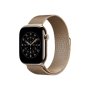 Apple , 46mm Gold Milanese Loop - S/M , Fits wrists 130-180 mm , Gold