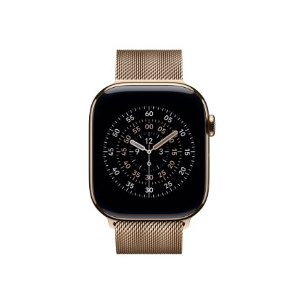 Apple , 46mm Gold Milanese Loop - S/M , Fits wrists 130-180 mm , Gold