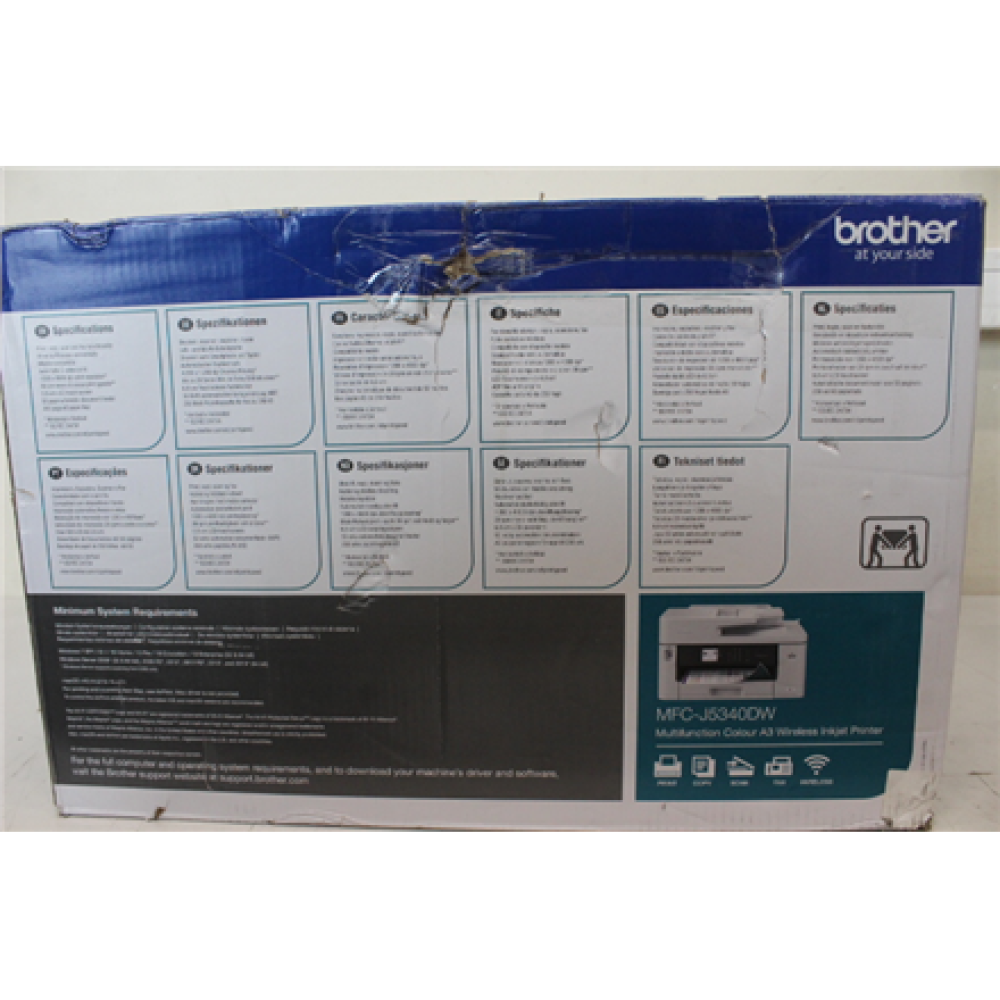 SALE OUT. Brother , MFC-J5340DW , Inkjet , Colour , 4-in-1 , A3 , Wi-Fi , DAMAGED PACKAGING