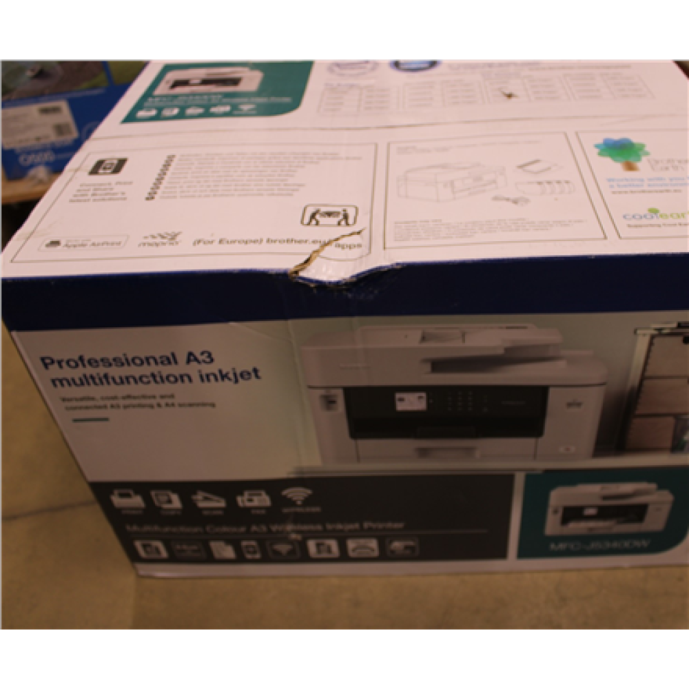 SALE OUT. Brother MFC-J5340DW 4in1 colour inkjet printer , Brother MFC-J5340DW , Inkjet , Colour , 4-in-1 , A3 , Wi-Fi , DAMAGED PACKAGING