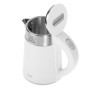 Adler , Kettle , AD 1372 , Electric , 800 W , 0.6 L , Plastic/Stainless steel , 360° rotational base , White