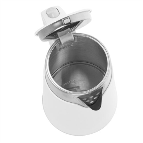 Adler , Kettle , AD 1372 , Electric , 800 W , 0.6 L , Plastic/Stainless steel , 360° rotational base , White