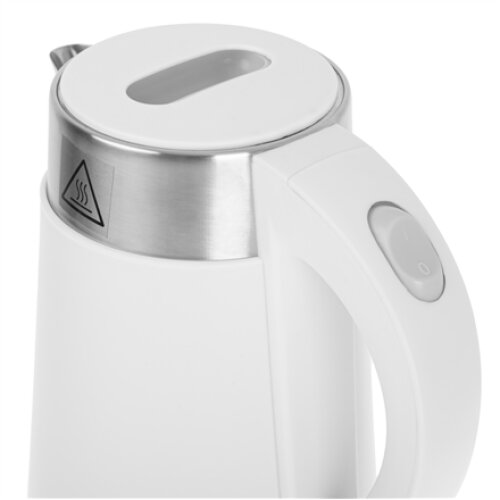 Adler , Kettle , AD 1372 , Electric , 800 W , 0.6 L , Plastic/Stainless steel , 360° rotational base , White