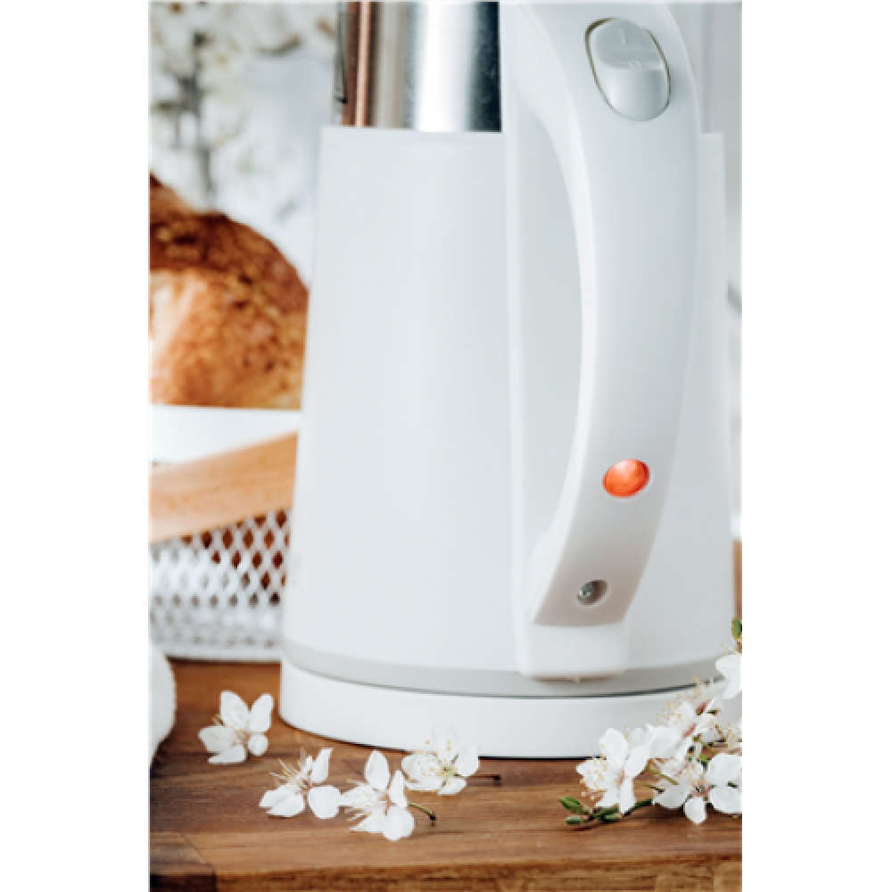 Adler , Kettle , AD 1372 , Electric , 800 W , 0.6 L , Plastic/Stainless steel , 360° rotational base , White