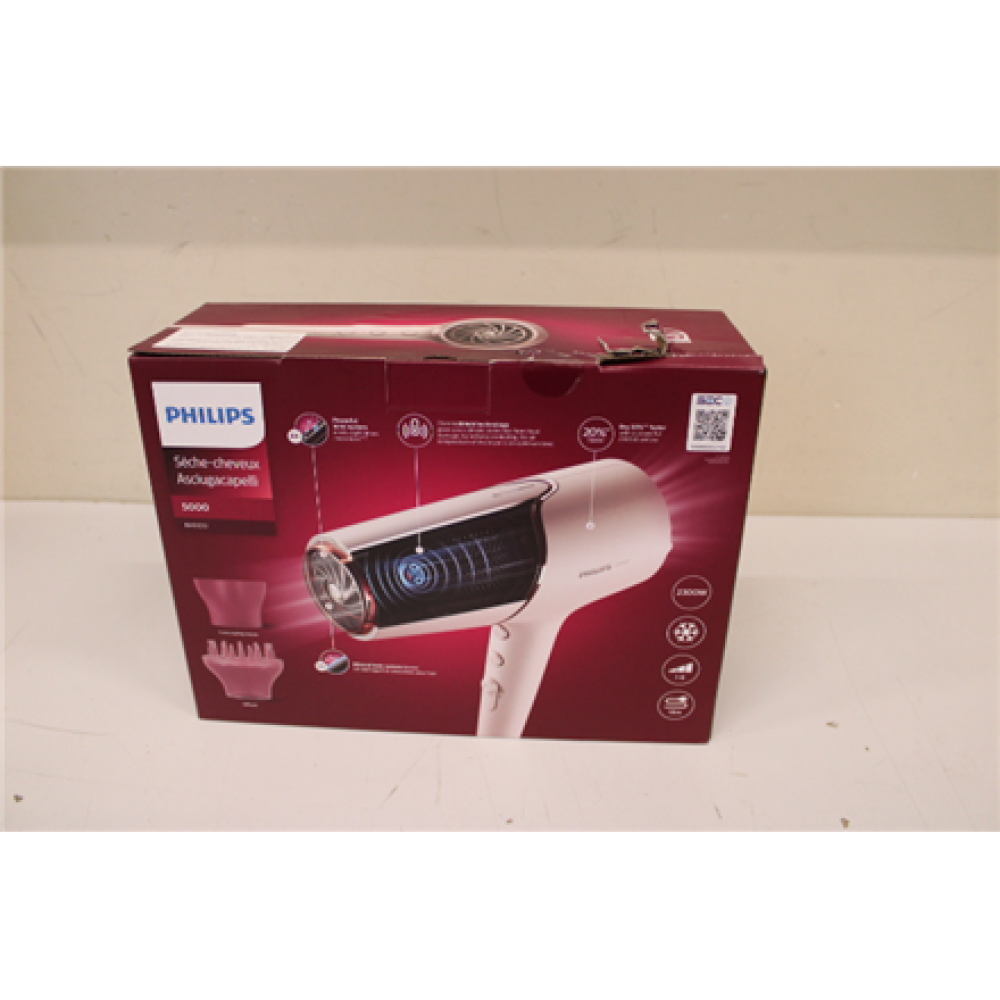 SALE OUT. PHILIPS BHD530/00 Hair Dryer, ThermoShield, Power 2300 W, Pink , Philips , Hair Dryer , BHD530/00 , 2300 W , Number of temperature settings 6 , Ionic function , Pink , DAMAGED PACKAGING