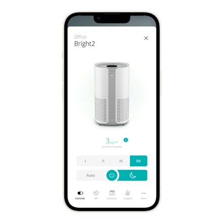 Duux Smart Air Purifier , Bright 2 , 22 W , Suitable for rooms up to 42 m² , White