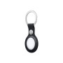 AirTag Leather Key Ring - Midnight