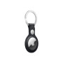AirTag Leather Key Ring - Midnight