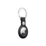 AirTag Leather Key Ring - Midnight