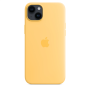 Apple 14 Plus Silicone Case with MagSafe Sunglow