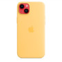 Apple 14 Plus Silicone Case with MagSafe Sunglow