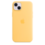 Apple 14 Plus Silicone Case with MagSafe Sunglow