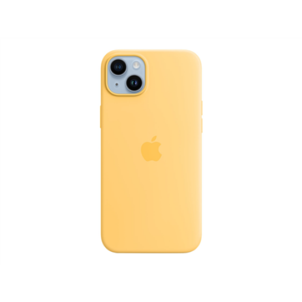 Apple 14 Plus Silicone Case with MagSafe Sunglow