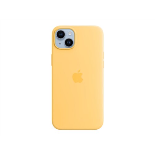 Apple 14 Plus Silicone Case with MagSafe Sunglow