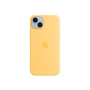 Apple 14 Plus Silicone Case with MagSafe Sunglow