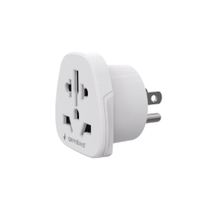 Gembird World to US power adapter plug, 10 A , A-AC-USMINTF , Travel adapter