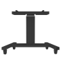 Neomounts Floor stand , PLASMA-M2500TBLACK TV trolley , Adjustable Height, Tilt , 42-100 , Maximum weight (capacity) 150 kg , Black