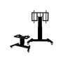 Neomounts Floor stand , PLASMA-M2500TBLACK TV trolley , Adjustable Height, Tilt , 42-100 , Maximum weight (capacity) 150 kg , Black