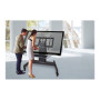 Neomounts Floor stand , PLASMA-M2500TBLACK TV trolley , Adjustable Height, Tilt , 42-100 , Maximum weight (capacity) 150 kg , Black