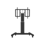 Neomounts Floor stand , PLASMA-M2500TBLACK TV trolley , Adjustable Height, Tilt , 42-100 , Maximum weight (capacity) 150 kg , Black