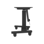 Neomounts Floor stand , PLASMA-M2500TBLACK TV trolley , Adjustable Height, Tilt , 42-100 , Maximum weight (capacity) 150 kg , Black