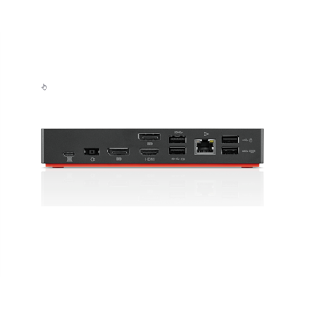 Lenovo , ThinkPad Universal USB-C Dock - EU , Docking station , Ethernet LAN (RJ-45) ports 1 , VGA (D-Sub) ports quantity 1 , DisplayPorts quantity 2 , USB 3.0 (3.1 Gen 1) Type-C ports quantity 1 , USB 3.0 (3.1 Gen 1) ports quantity 3 , USB 2.0 ports quan