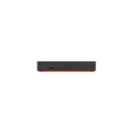 Lenovo , ThinkPad Universal USB-C Dock - EU , Docking station , Ethernet LAN (RJ-45) ports 1 , VGA (D-Sub) ports quantity 1 , DisplayPorts quantity 2 , USB 3.0 (3.1 Gen 1) Type-C ports quantity 1 , USB 3.0 (3.1 Gen 1) ports quantity 3 , USB 2.0 ports quan