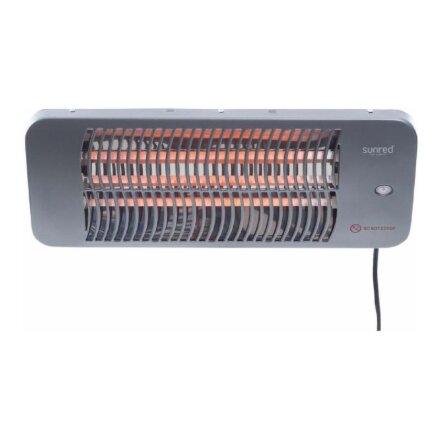 SUNRED , Heater , LUG-2000W, Lugo Quartz Wall , Infrared , 2000 W , Grey , IP24