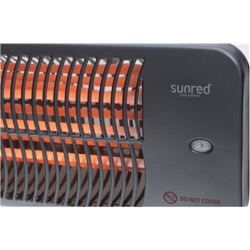 SUNRED , Heater , LUG-2000W, Lugo Quartz Wall , Infrared , 2000 W , Grey , IP24