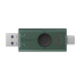 Kingston DataTraveler Duo , 128 GB , USB 3.2 Gen 1 , Black/Green