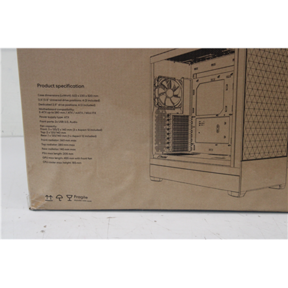 SALE OUT. SALE OUT. Fractal Design , Pop XL Air RGB , Side window , Black TG Clear Tint , E-ATX up to 280 mm, ATX , mATX, Mini ITX , DAMAGED PACKAGING , Power supply included No , ATX