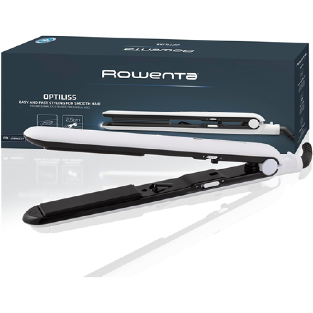 Rowenta , Hair straightener , SF3210F0 , Temperature (max) 230 °C , Number of heating levels 10 , White/Black