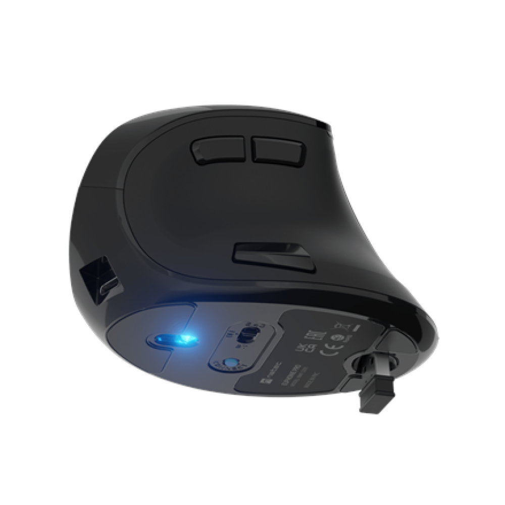 Natec , Vertical Mouse , Euphonie Pro , Wireless , Bluetooth, 2.4GHz , Black