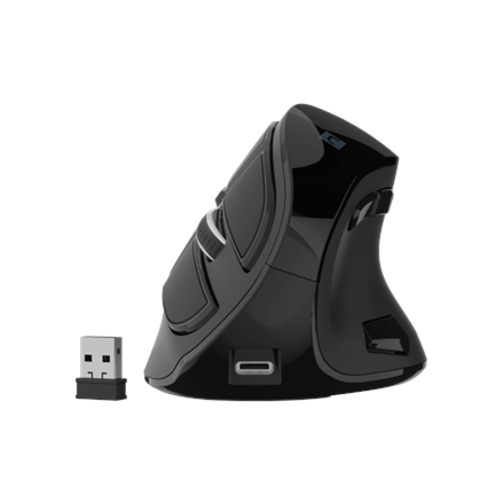Natec , Vertical Mouse , Euphonie Pro , Wireless , Bluetooth, 2.4GHz , Black