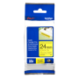 Brother , TZe-S651 Strong Adhesive Laminated Tape , Black on Yellow , TZe , 8 m , 2.4 cm