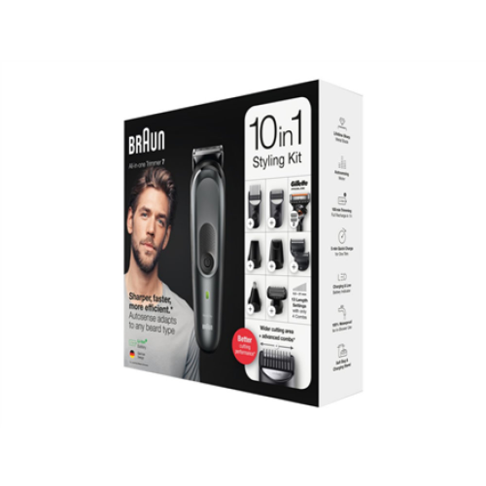 Braun , All-in-one trimmer , MGK 7321 , Cordless , Number of length steps 13 , Black