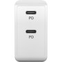 Goobay , Dual USB-C PD Fast Charger (36 W) , 61758