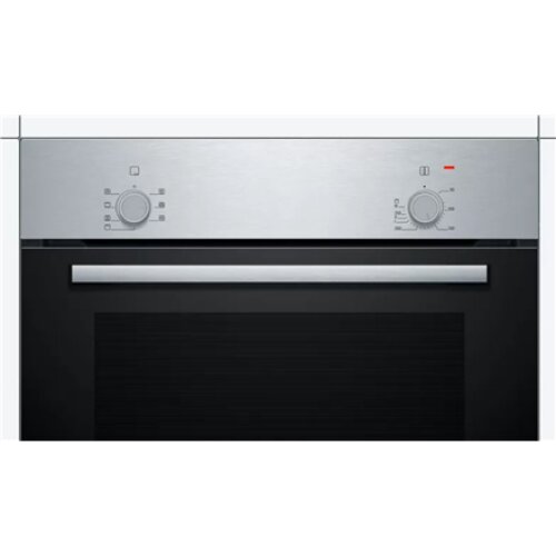 Bosch , Oven , HBF010BR1S , 66 L , A , Multifunctional , Manual , Knobs , Height 59.5 cm , Width 59.4 cm , Stainless steel