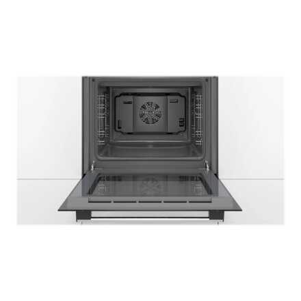 Bosch , Oven , HBF010BR1S , 66 L , A , Multifunctional , Manual , Knobs , Height 59.5 cm , Width 59.4 cm , Stainless steel