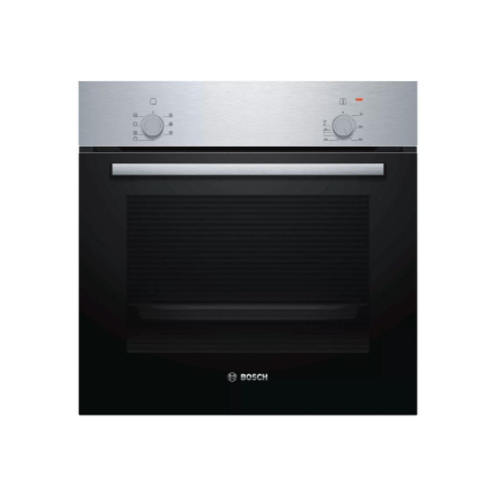 Bosch , Oven , HBF010BR1S , 66 L , A , Multifunctional , Manual , Height 59.5 cm , Width 59.4 cm , Stainless steel