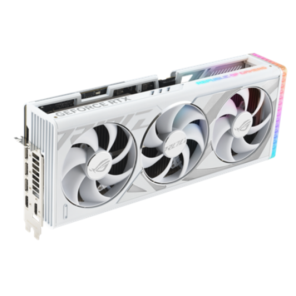 Asus , ROG-STRIX-RTX4090-O24G-WHITE , NVIDIA , 24 GB , GeForce RTX 4090 , GDDR6X , HDMI ports quantity 2 , PCI Express 4.0 , Memory clock speed 2610 MHz