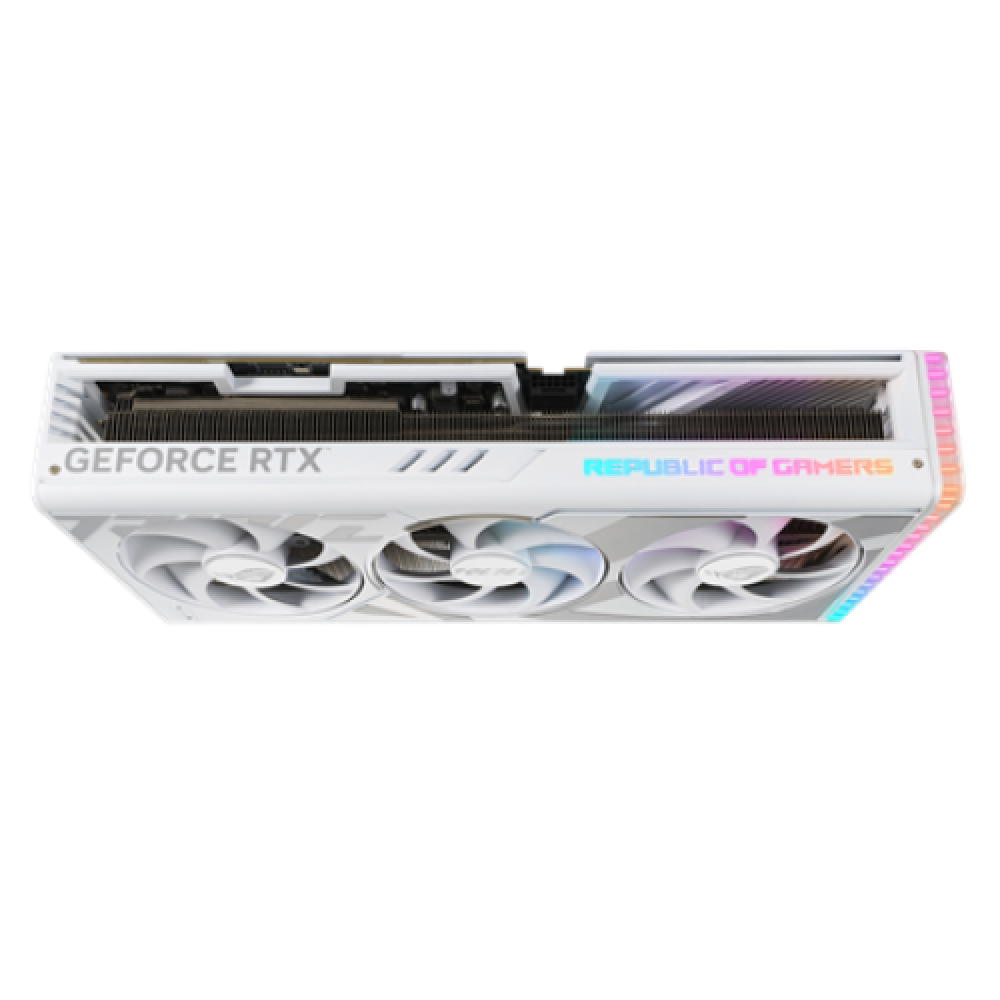 Asus , ROG-STRIX-RTX4090-O24G-WHITE , NVIDIA , 24 GB , GeForce RTX 4090 , GDDR6X , HDMI ports quantity 2 , PCI Express 4.0 , Memory clock speed 2610 MHz