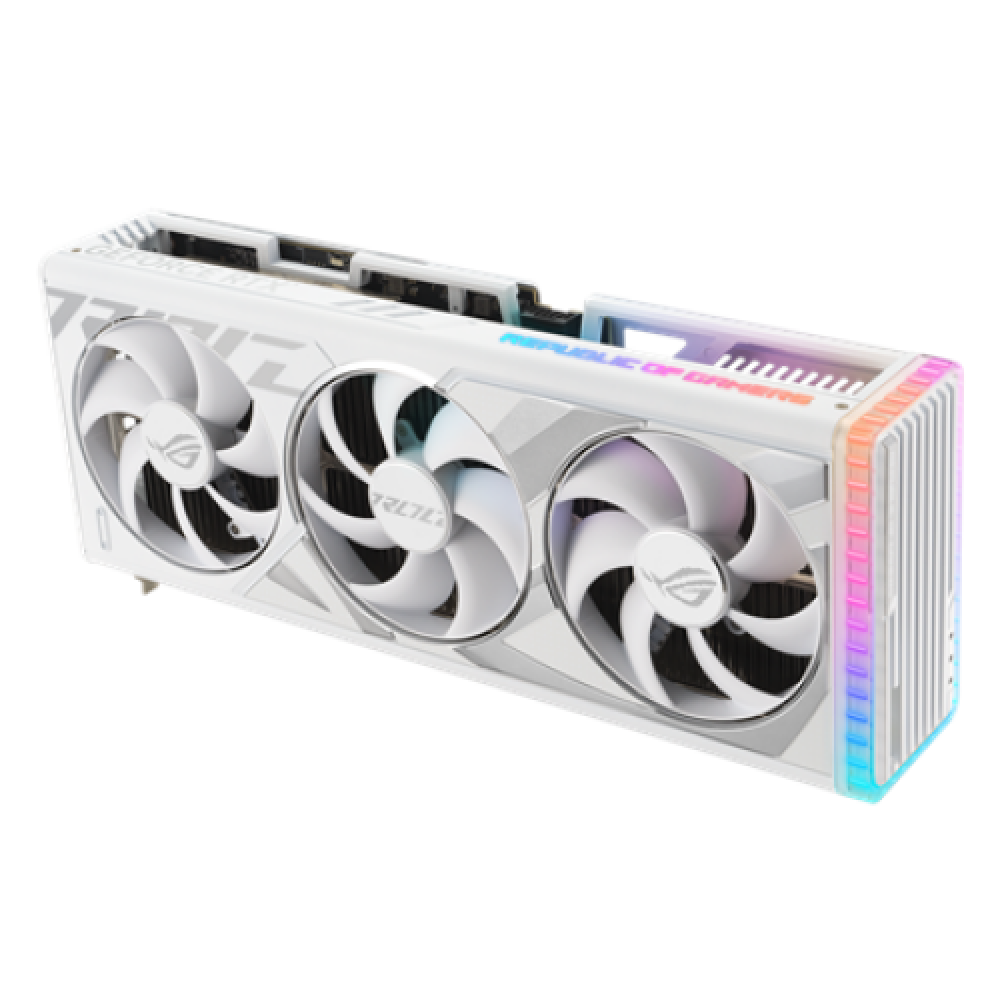 Asus , ROG-STRIX-RTX4090-O24G-WHITE , NVIDIA , 24 GB , GeForce RTX 4090 , GDDR6X , HDMI ports quantity 2 , PCI Express 4.0 , Memory clock speed 2610 MHz