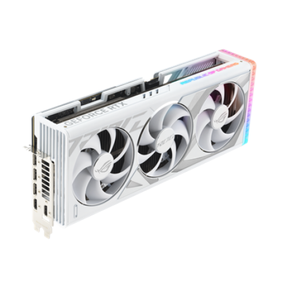 Asus , ROG-STRIX-RTX4090-O24G-WHITE , NVIDIA , 24 GB , GeForce RTX 4090 , GDDR6X , HDMI ports quantity 2 , PCI Express 4.0 , Memory clock speed 2610 MHz