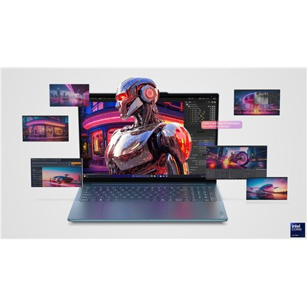 Lenovo Yoga Pro 9 16IAH10 , Tidal Teal , 16 , OLED , 3.2K , 3200 x 2000 pixels , Glossy , Intel Core Ultra 9 , 285H , 64 GB , Soldered LPDDR5x , Solid-state drive capacity 2000 GB , NVIDIA GeForce RTX 5070 , GDDR7 , 8 GB , Windows 11 Pro , 802.11be , Blue