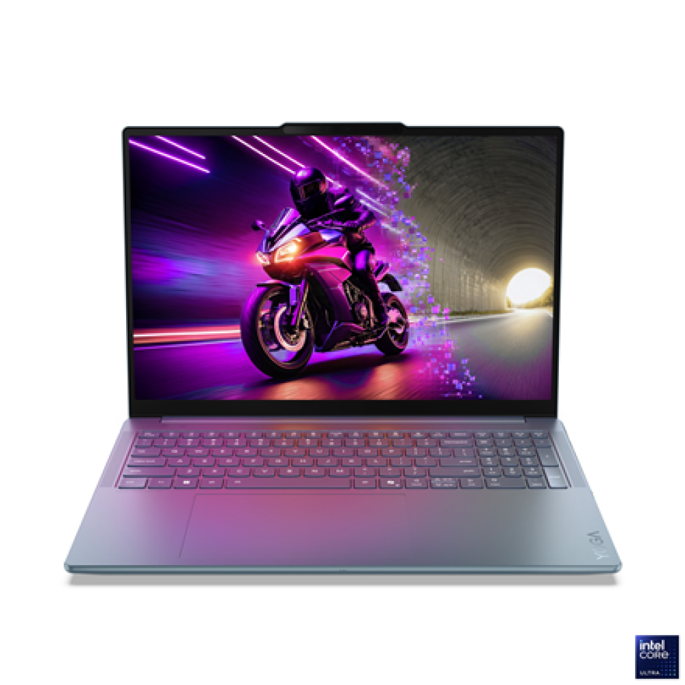 Lenovo Yoga Pro 9 16IAH10 , Tidal Teal , 16 , OLED , 3.2K , 3200 x 2000 pixels , Glossy , Intel Core Ultra 9 , 285H , 64 GB , Soldered LPDDR5x , Solid-state drive capacity 2000 GB , NVIDIA GeForce RTX 5070 , GDDR7 , 8 GB , Windows 11 Pro , 802.11be , Blue